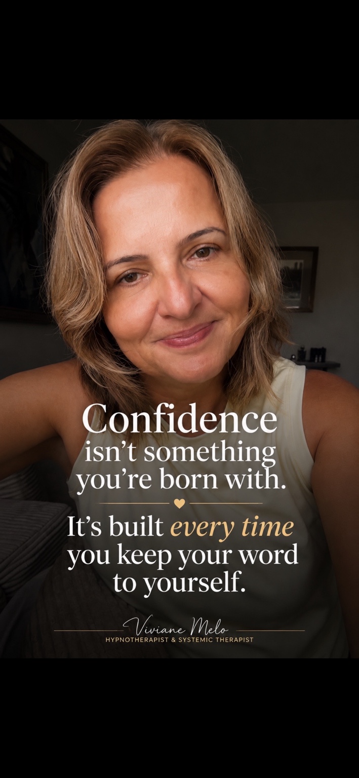 Viviane Melo with a message about building confidence through self-trust